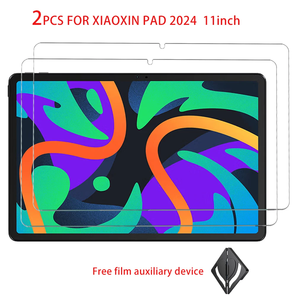 HD Scratch Proof Tempered Glass Screen Protector For Lenovo Xiaoxin Pad 11-inch Tablet Protective Film Oil-coating 2 PCS tempered glass screen protector