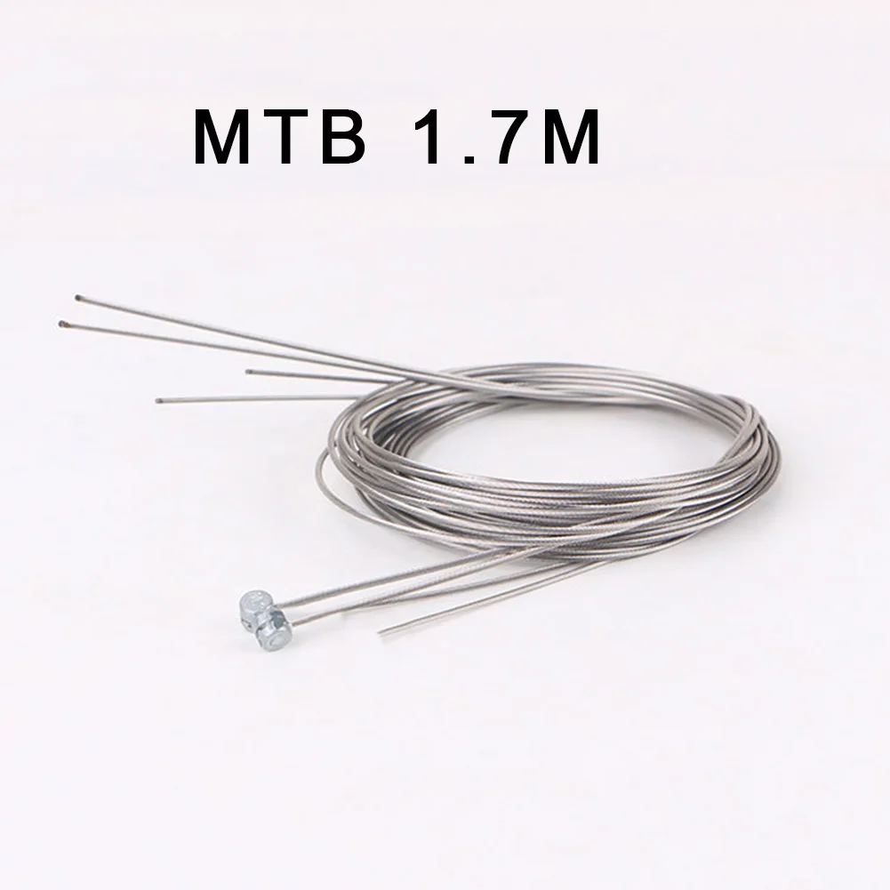 

1.7/2.1 Meter Bicycle Brake Shift Cable Stainless Steel Brake Inner Cable Core Mountain Bike Shift/brake Cable Cycling Accs