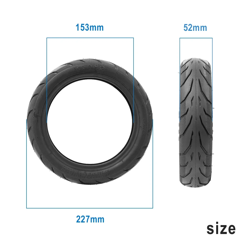 Pneumatico Solido 9.5 Pollici Universale Per Scooter Elettrico Xiaomi Anteriore/Posteriore
