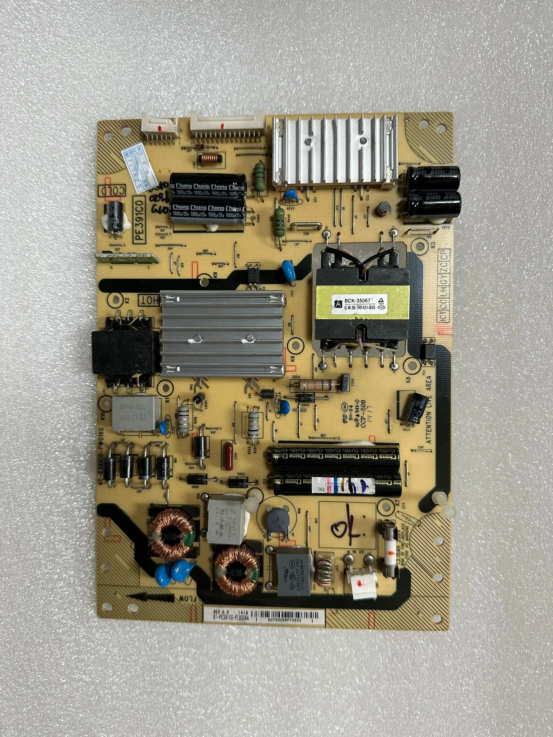 

power board for 40-E391C0-PWG1XG 81-PE391C0-PL200AA TV SPOT