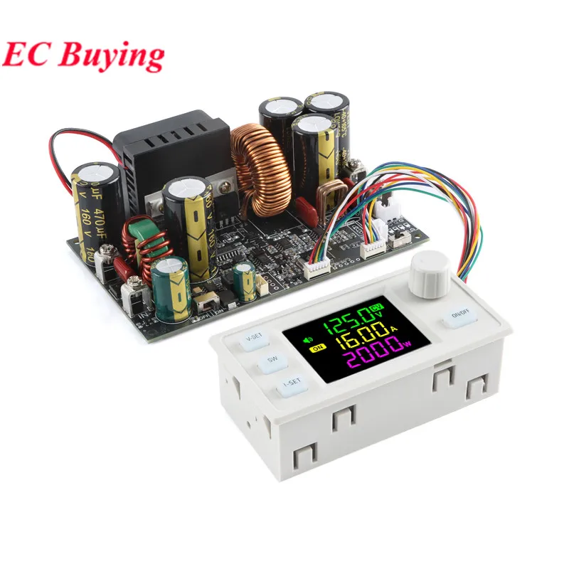 XY12522 125V 22A 2000W CNC DC Adjustable Buck Voltage Regulated