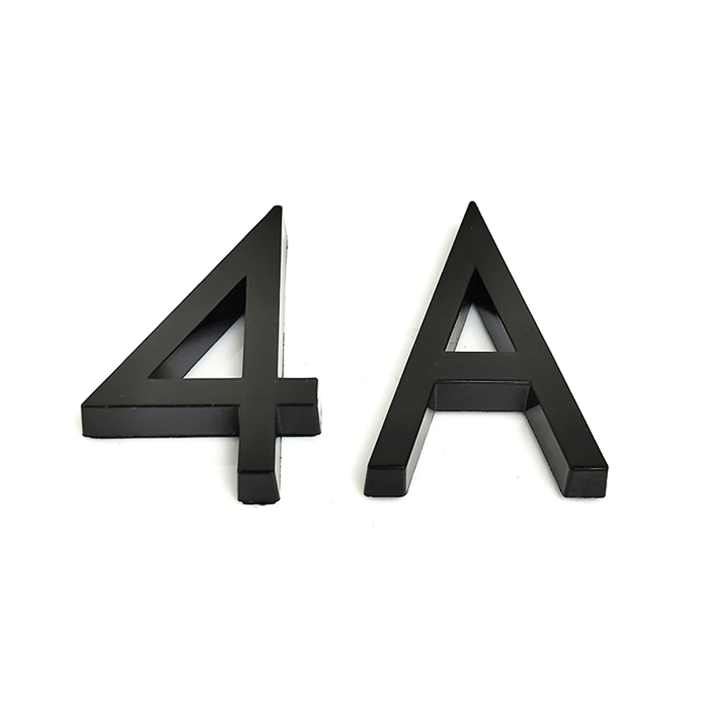 Self Adhesive House Number Letter Sticker Door Number Plate for Outdoor Apartment Office Home Street Mailbox Label Sign house number signs,house numbers,number plate,door signs