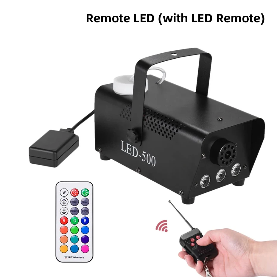 900 W Rookmachine Met RGB Led  16 Kleuren , Mini Afstandsbediening En Lichteffect Ideaal Voor Feestjes Dj Disco Bruiloft Halloween Kerstmis 2708835433