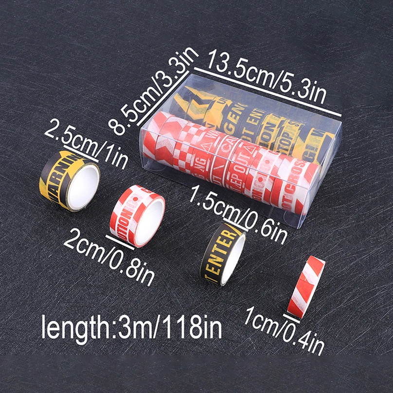 16Rolls Cordon Washi Tape School Supplies Masking Tape Warning Cinta Adhesiva Decorativa Diary Scrapbooking Supplies Washitape 3