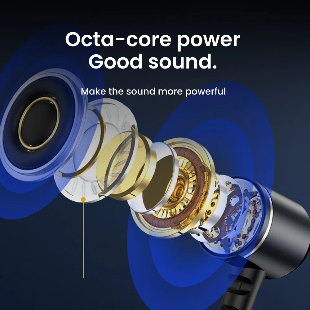 OLAF Type-C DAC Earphones Wired Headphones Handsfree Gaming Headset 3.5MM Headphone Cable Earbuds For SamsungS20 iPhone15 Xiaomi 6