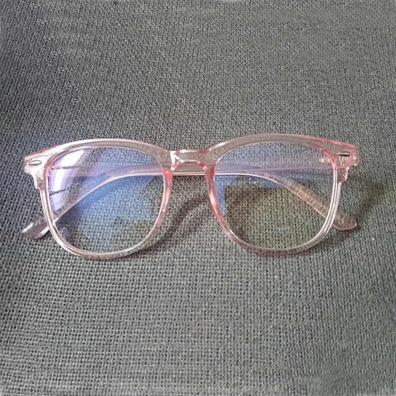 blue light reading glasses Bluelight Glasses Women Computer Men Eyeglasses Vintage Optical Plain Frame Gaming Spectacles Bluelight Women Men Pink blue light glasses women Blue Light Blocking Glasses