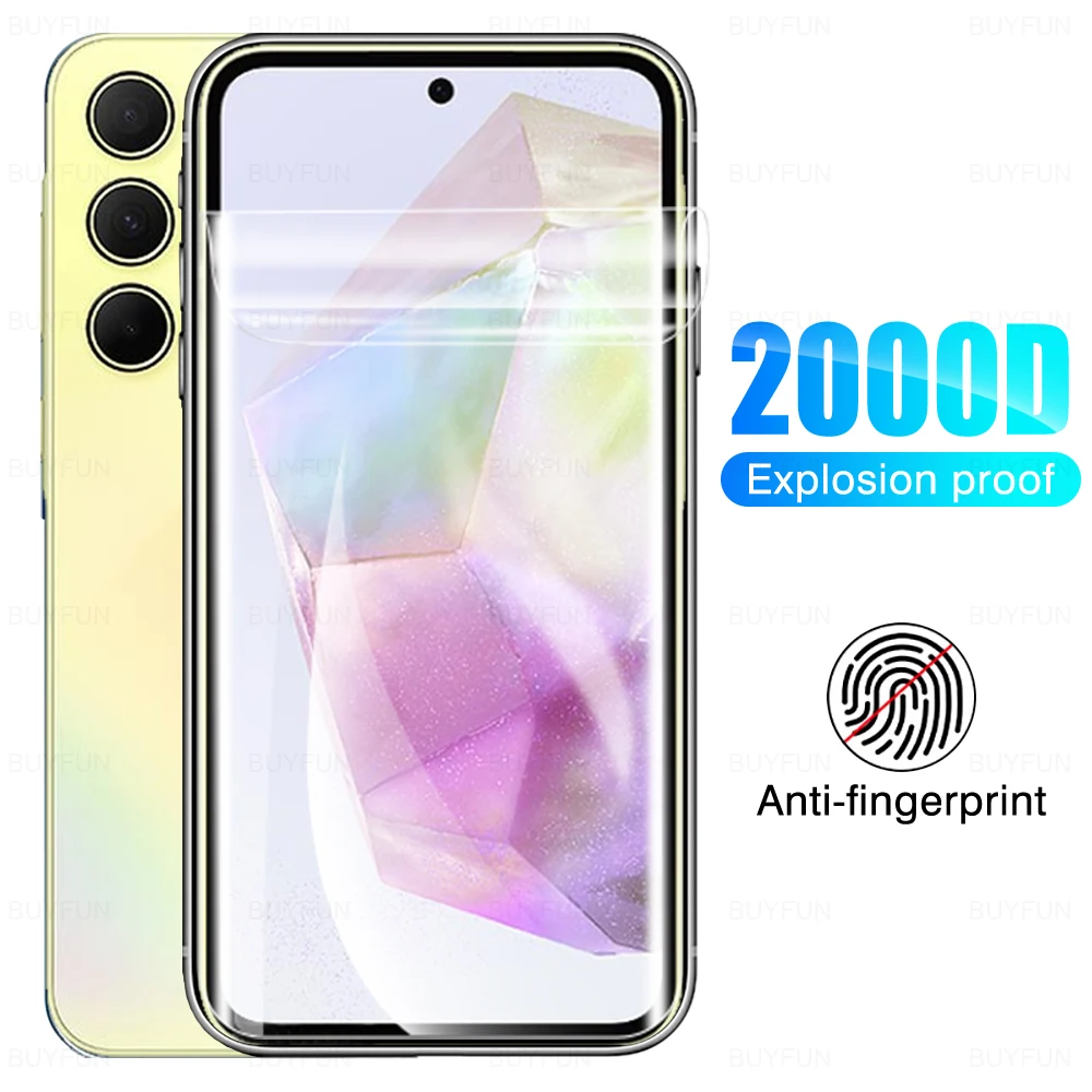 

Гидрогелевая пленка с полным покрытием для Samsung Galaxy A35 5G 2024, закаленная пленка для samsung A35 A 35 35A HD, защита экрана от царапин