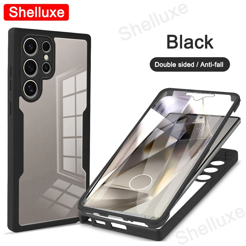 360 Full Body Front+Back Clear Silicone Case Cover - Enhanced Protection