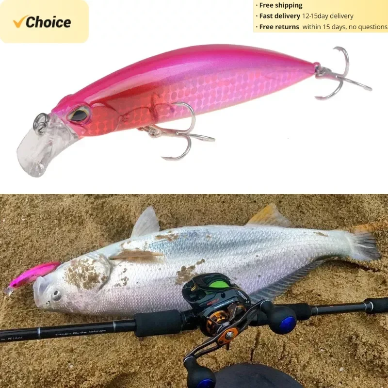 Leurre Senshu Switch Minnow – Wobbler Twitchbait 7cm – 7g – Pour Perche (Barschwobbler)