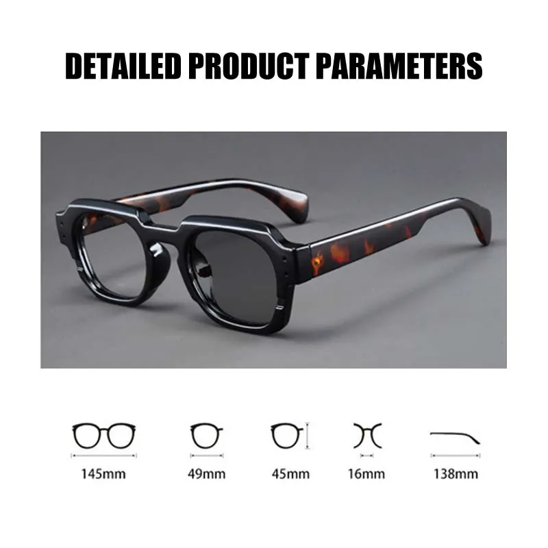 Stylish Oversized Photochromic Grey-tinted Reading Glasses for Trendy Eye Protection