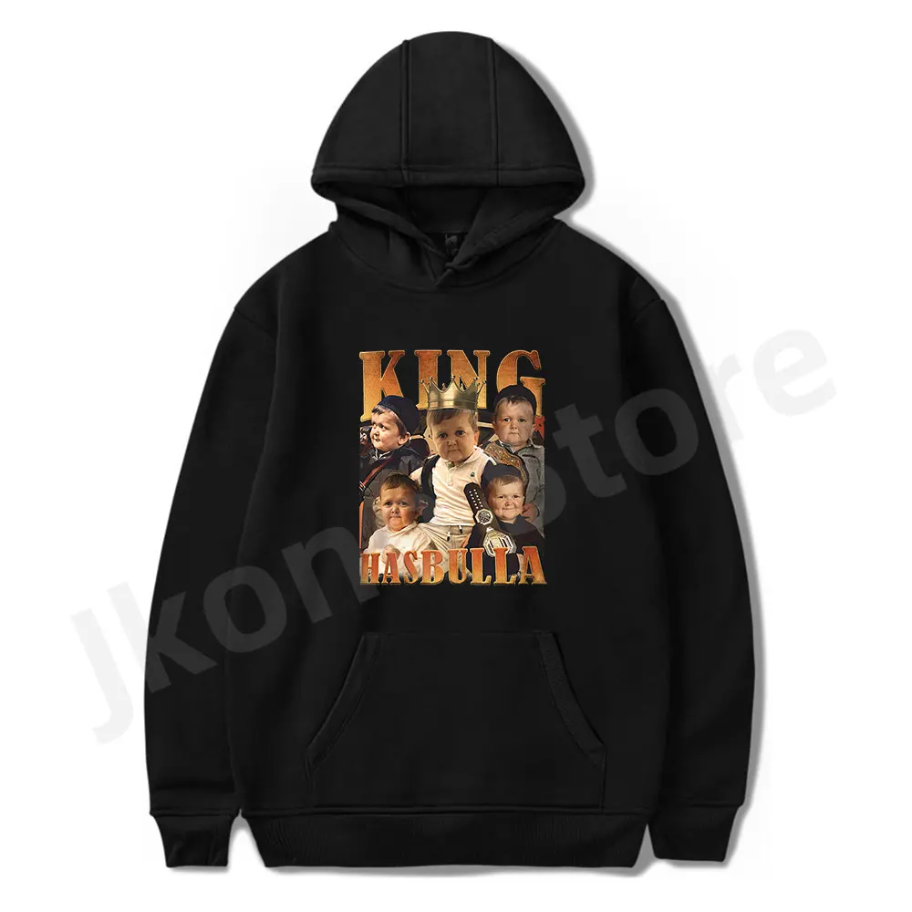 

Hasbulla Hoodies King Merch Print Sweatshirts Winter Unisex Fashion Funny Casual Streetwear