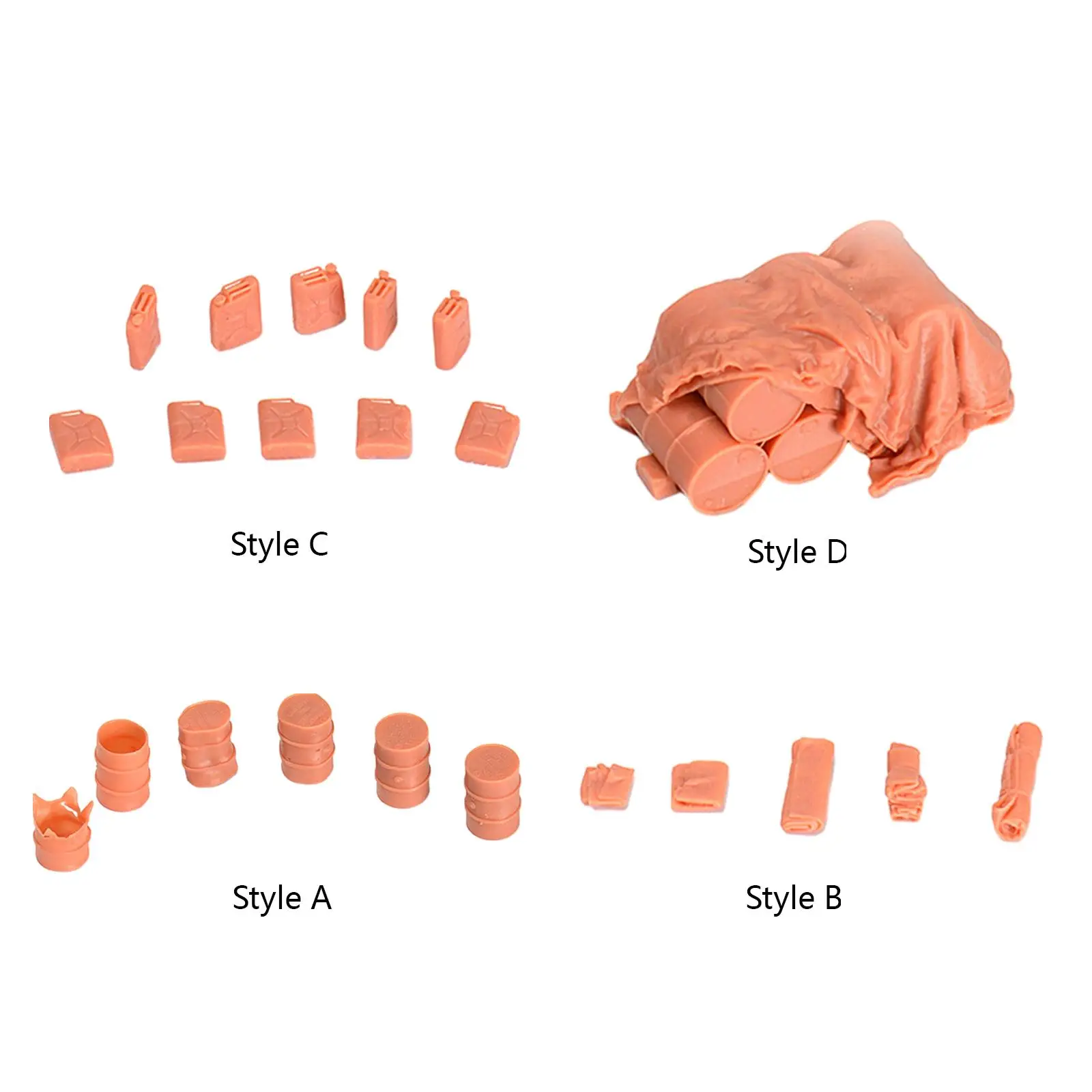 1/72 디오라마 모델 키트 기차용 미니어처 레이아웃, 철도 모델, 건축 모델, 전쟁 장면 요정 정원 액세서리