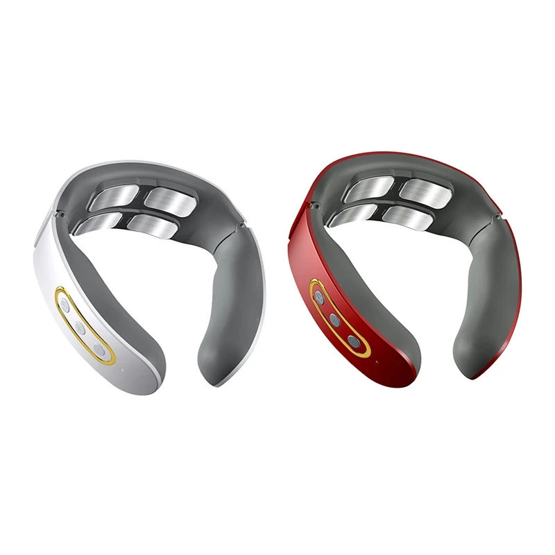 

Полностью умный Электрический массажер для шеи, массажер для плеч и тела, Вибрационный массажер для шеи, перезаряжаемый горячий компресс