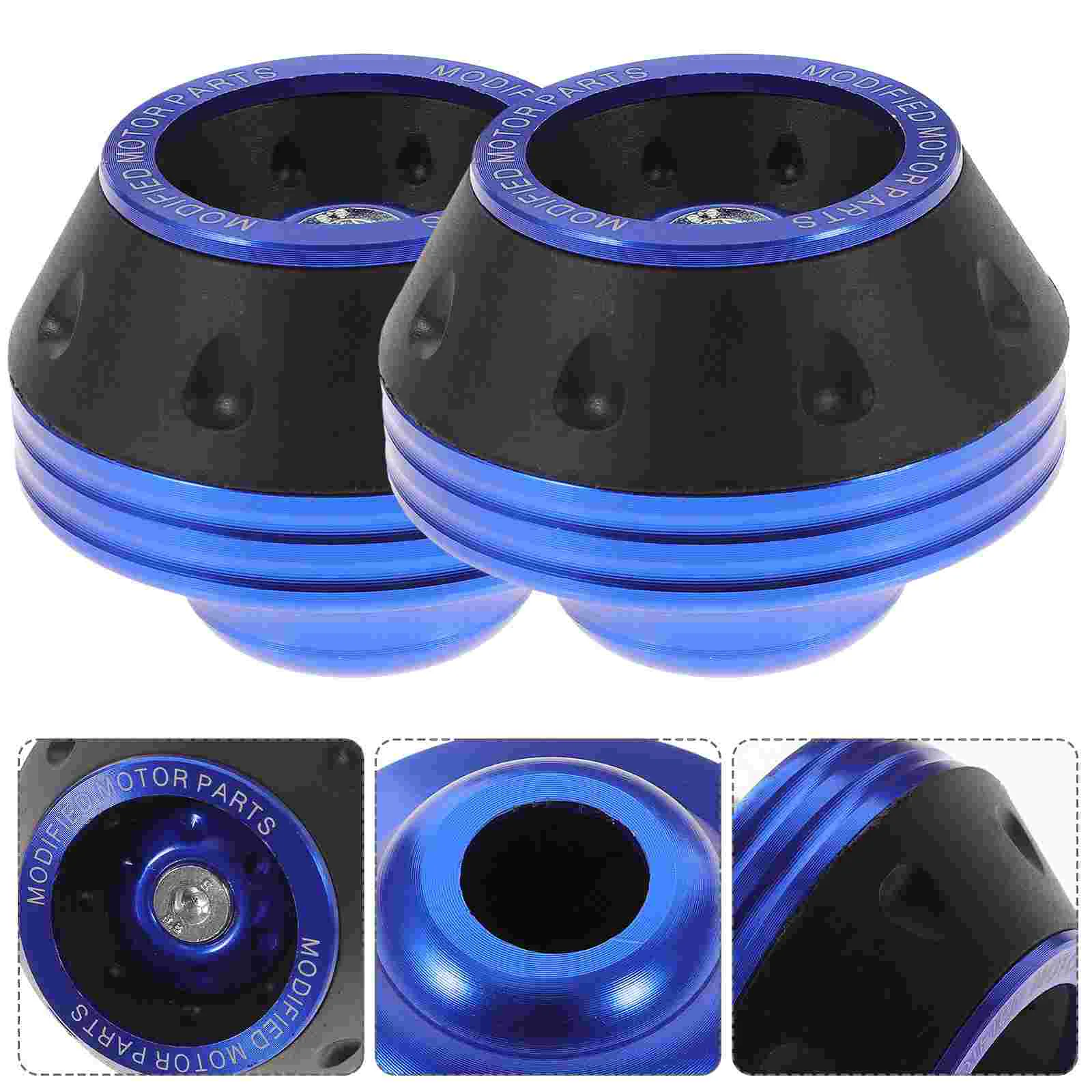 

2 Pcs Anti-fall Cup Front Wheel Protection Motorbike Accessory Motorcycle Fork Scooter Modification Collision Rubber