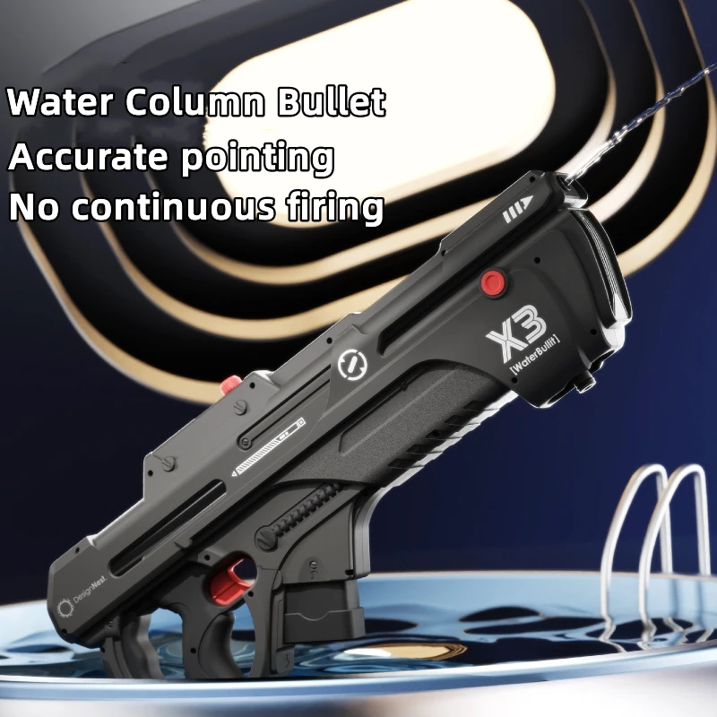 X3 electric water cannon burst water gun toy electric water gun large seaside beach high pressure summer water gun