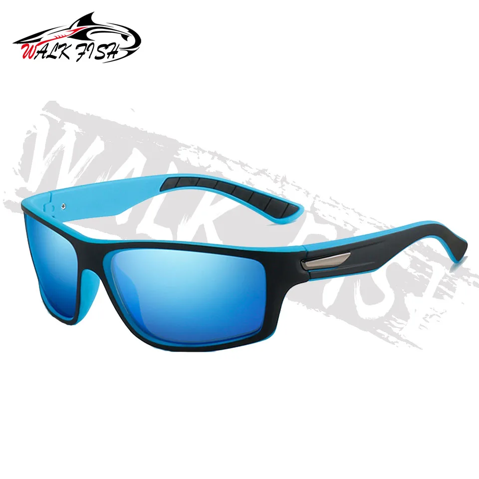 Polarized Fishing Sunglasses WALK FISH Men's Driving Sports Male Sun Glasses Hiking Fishing Classic UV400 Eyewear fishing sunglasses polarized sunglasses