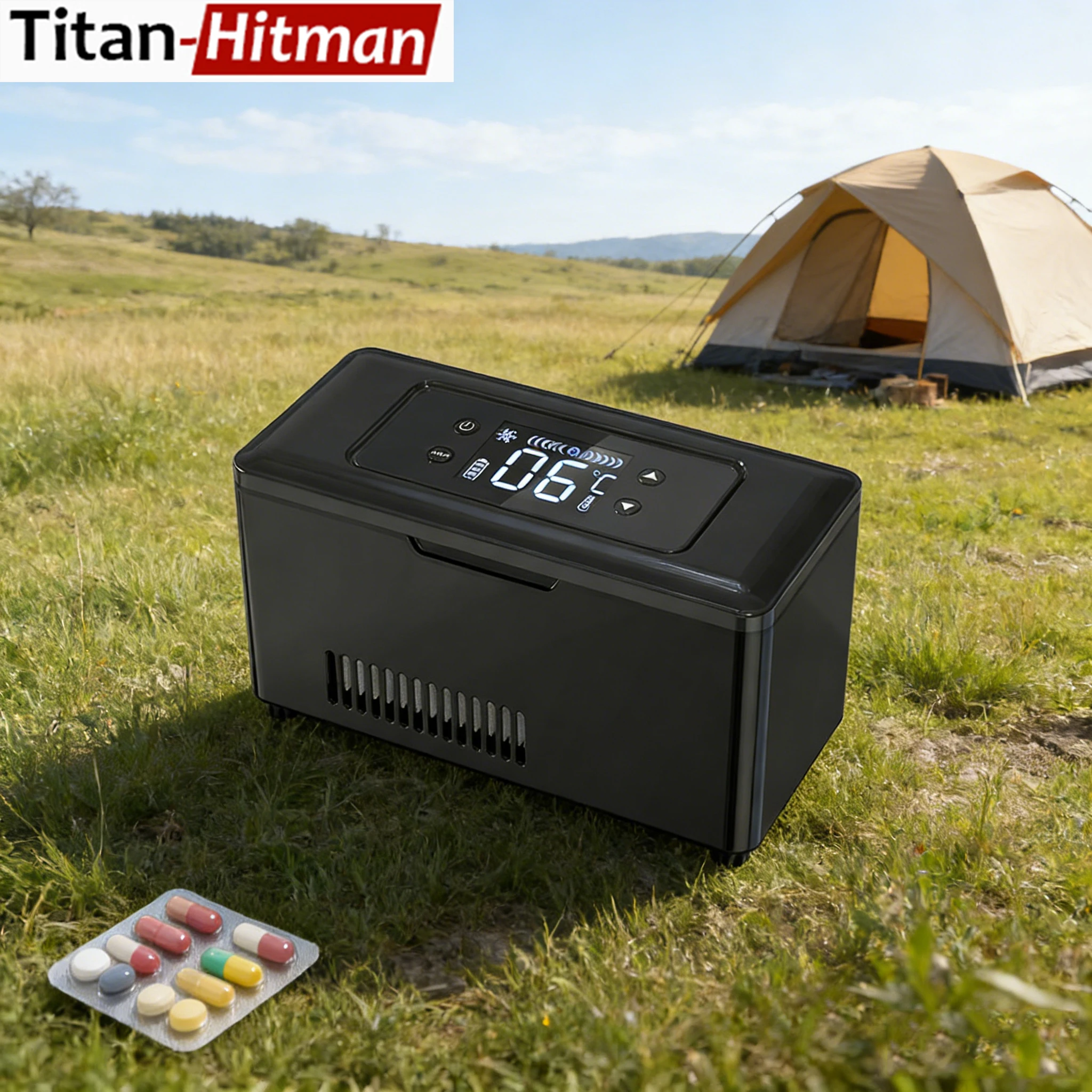 Mini Insulin Refrigerator Portable Drug Refrigerator Serum And Interferon Storage Box Suitable For Use In Cars Travel Outdoor 1