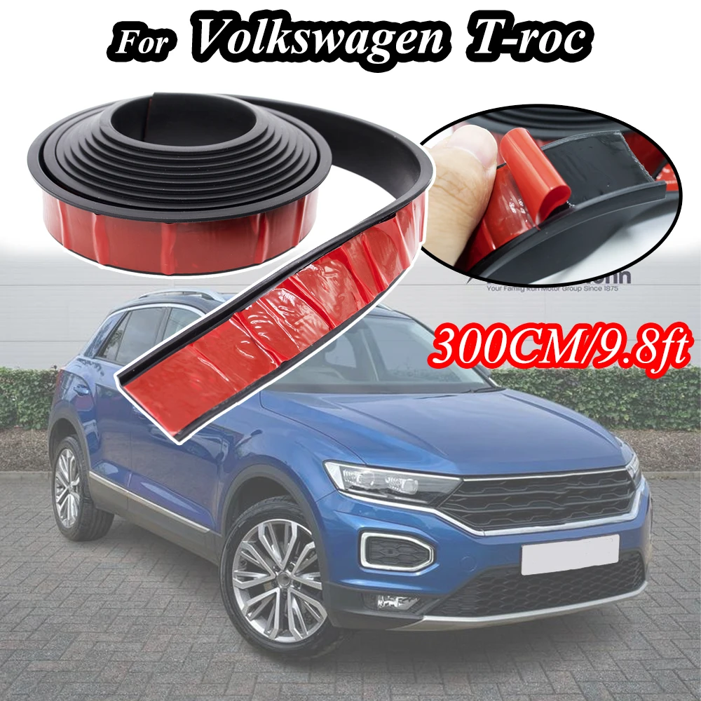 

Fender Flare Wheel Eyebrow Protector Arch Extenders Moulding Trim Camper Shells Rubber Seal Strip DIY Scratch Proof For VW T-roc