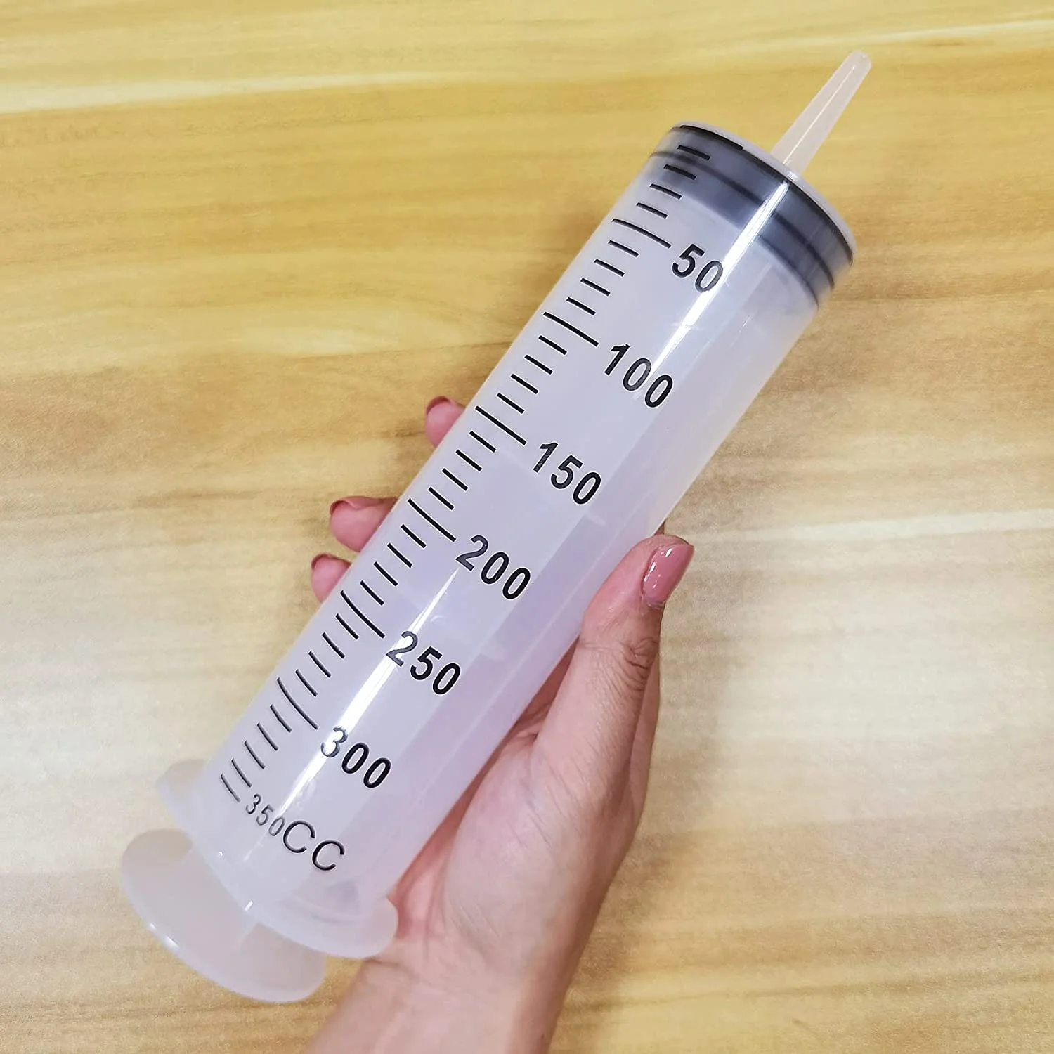 350ml/500ml Large Syringe Plastic Syringes Tip Adapter Tube For Feeding