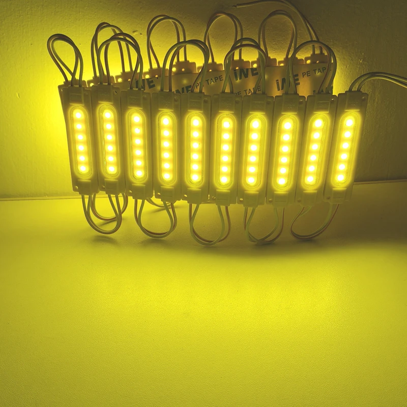 LED Modules 20-pack LED COB Module Light 12V Super Bright IP65 Waterproof for Advertisement Shop Signboard Letter Light-box Decor