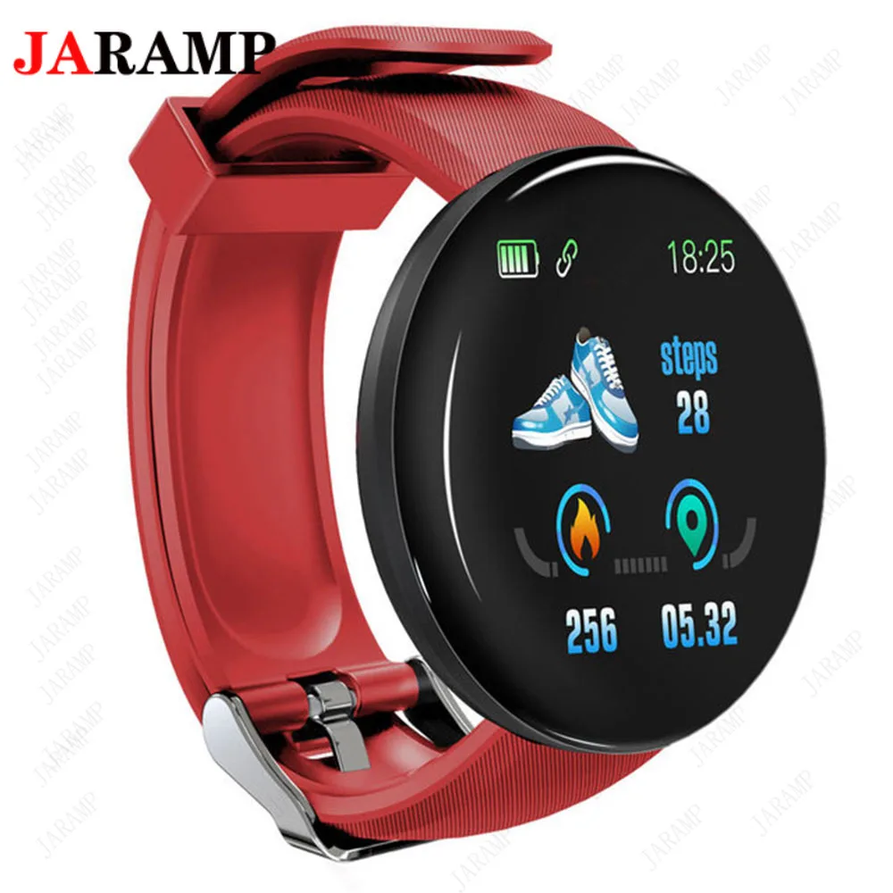 2Pcs D18 I7s Smart Watch Men Blood Pressure Smartwatch Women Waterproof Sport Heart Rate Fitness Tracker Smart Clock Watches New 