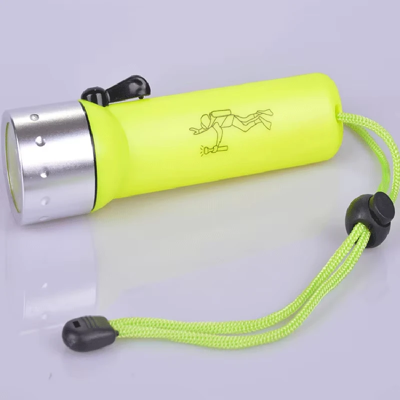 Portable Flashlight LED Magnetic Control Flashlight Hole Diving Flashlight Lighting Mini Portable Outdoor Long-range Waterproof Flashlight