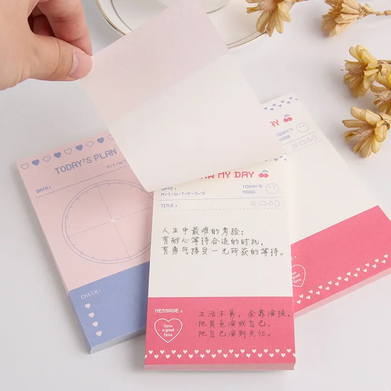 Simple Planners Can Tear Small Notebook Daily Message Notepad Weekly Office School Pocket Planner Writing Pads Journal