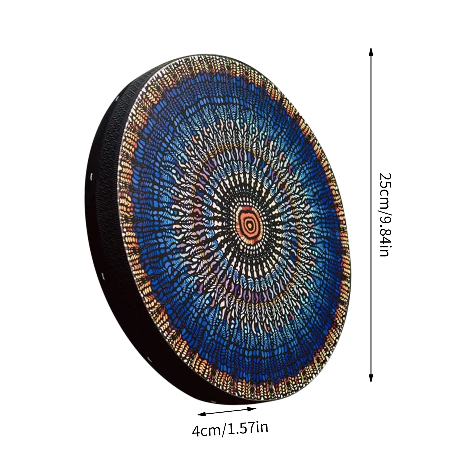 Vegetarian Shamanic Drum 25cm Shaman Drum Home Ornament Wooden Shamanic The Siberian Spirit Music Easter Gifts