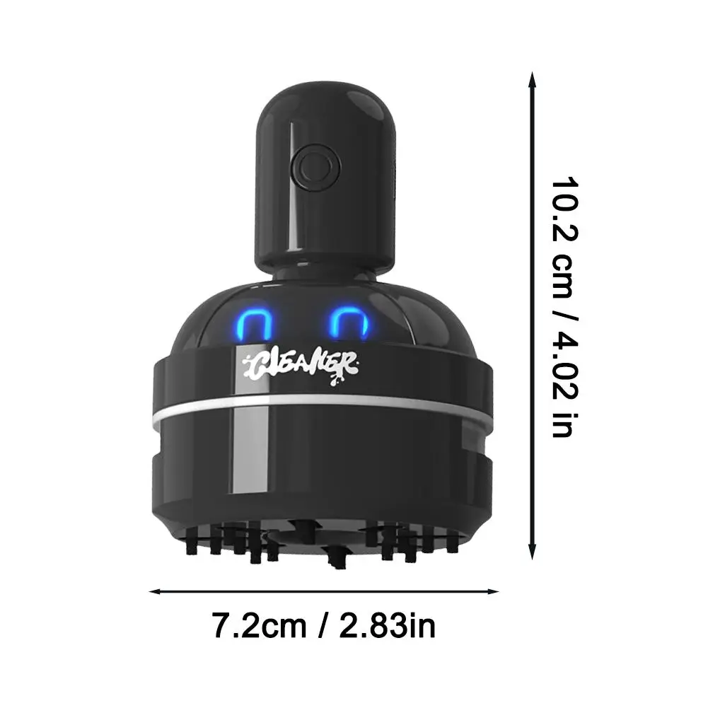 Compact USB Rechargeable Desktop Vacuum Cleaner with Adjustable Suction Levels - Portable and Quiet Dust Sweeper for Home, Office, and School Use