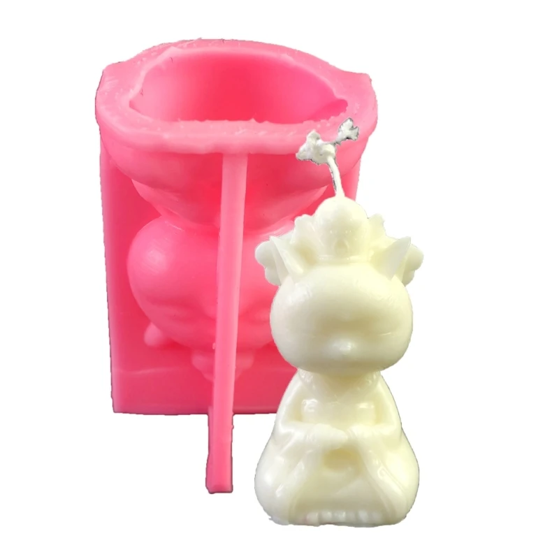 

Handy Princess Cat Silicone Mold Versatile Mold Resin Mould for Candles Soaps and Clay Crafts