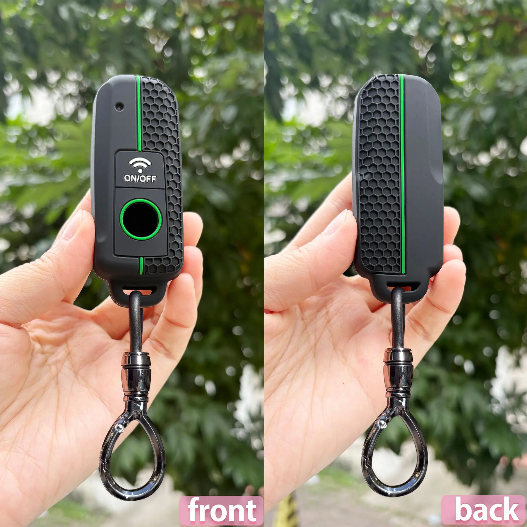 야마하 TMAX530 TMAX560 Tmax500 NMAX155 트레이서 9GT Mt09 오토바이 키홀더 키커버 자동차 액세서리용 소프트 키체인 케이스