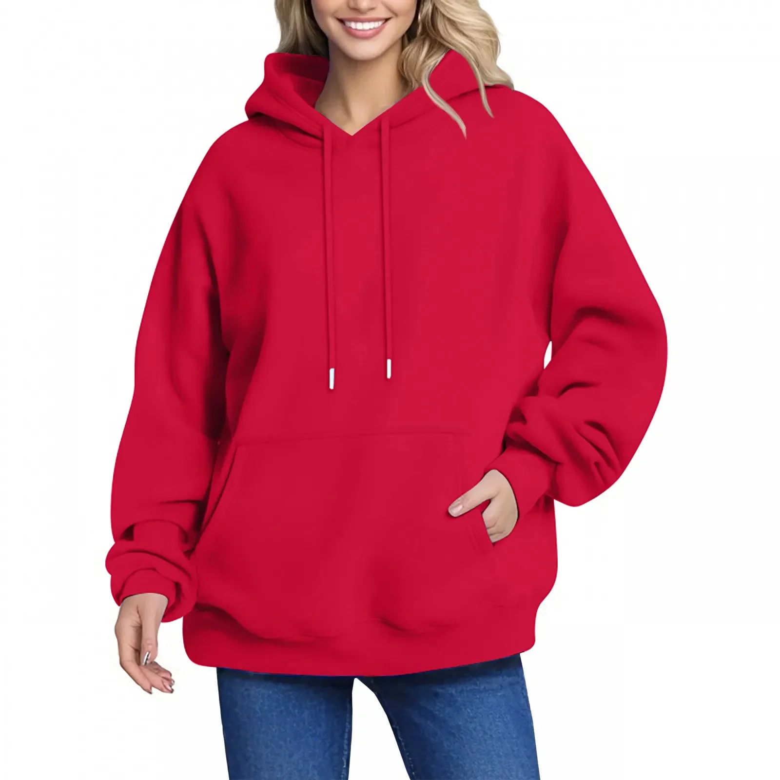 Plain Hoodies Unisex Wholesale Fashion Pullover Hoodies Women's hooded sweatshirt Women Blank Hooded Sweatshirt For Women 3