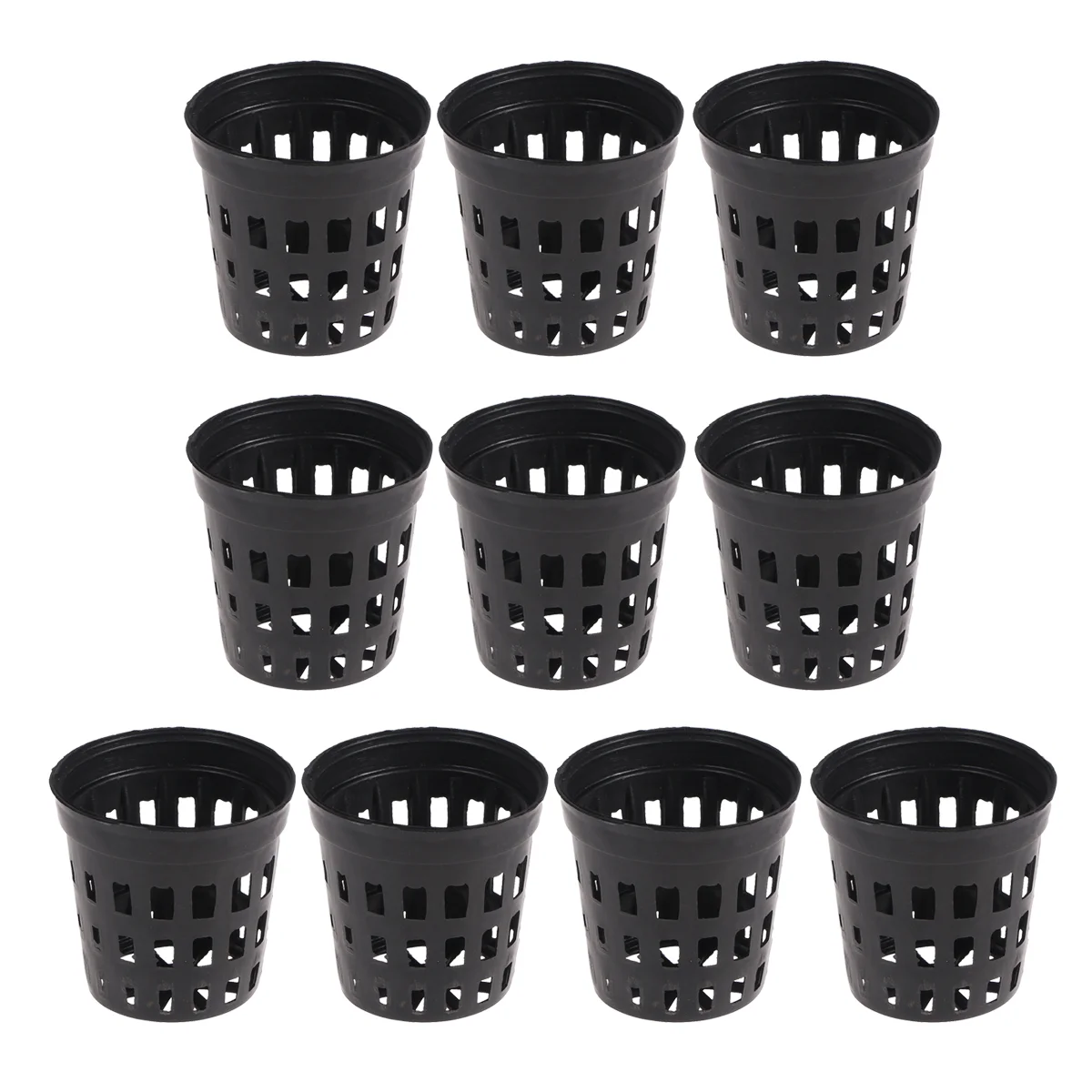 Aquarium Plastic Pot Baskets Aquarium Aquatic Water Flower Plant Grass Planting Decor Fish Tank Water Planting Basket 10pcs fish tank ornaments fish tank decorations aquarium ornaments