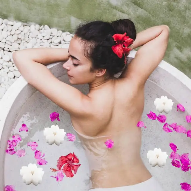 10Db Virágok Olaj Abszorbens Szivacs Multifunkció Tisztító Medence Szűrő Az Uszoda Pezsgőfürdőjéhez - Image 4