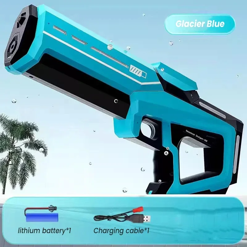 NEW Adult Fully Automatic Continuous Water Blaster Guns,Summer Electric Firing Water Gun Outdoor Pool Toy for Kid Boy Gifts 2