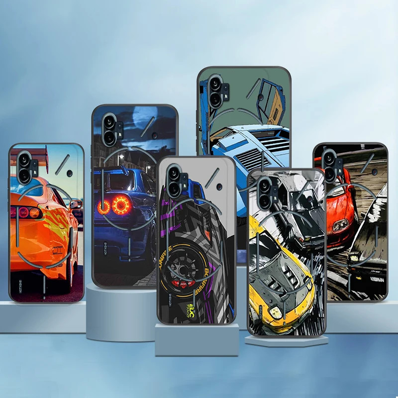 Sports Car Case For Nothing Phone 1 Soft Back Cover For Nothing Phone