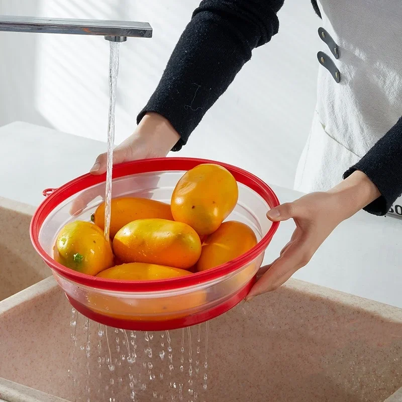 Microwave Heating Folding Cover silicone covers microwave splatter cover