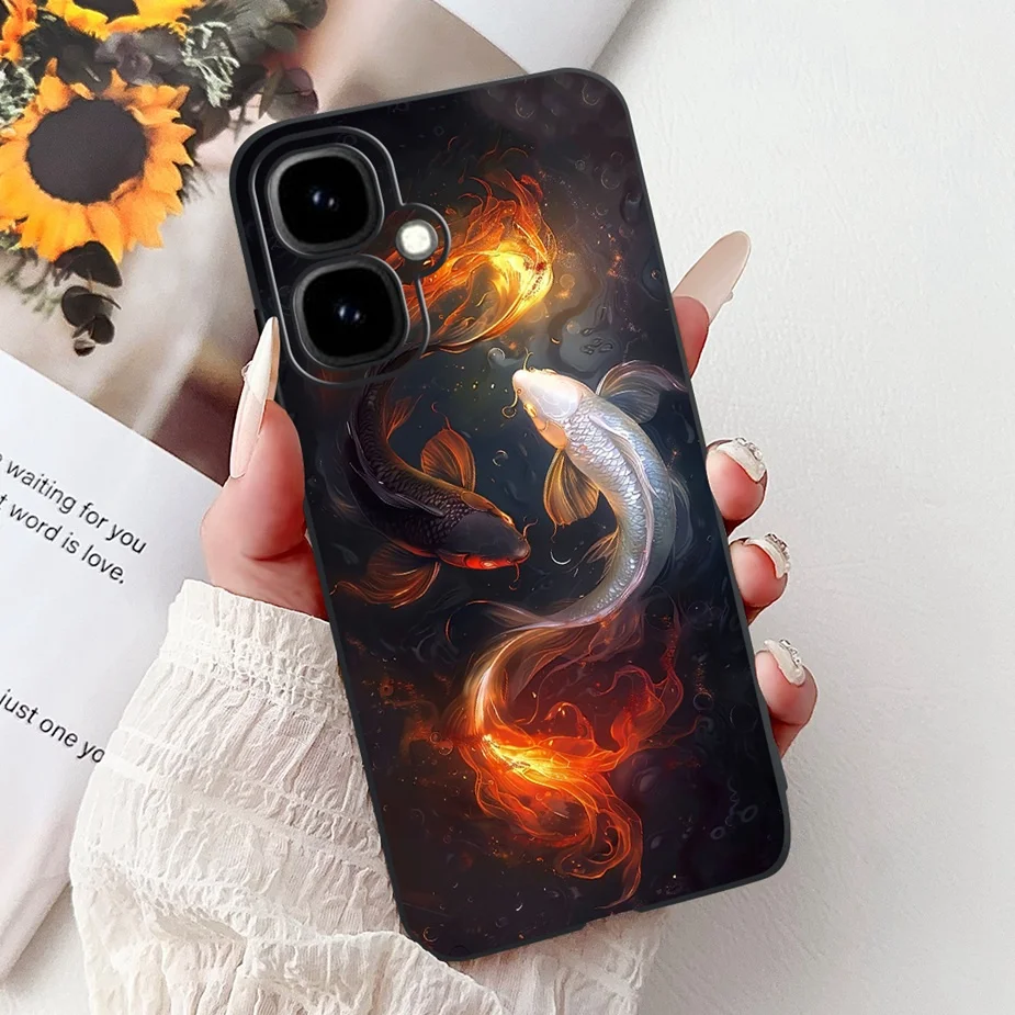 Stylish Painted Soft Silicone Phone Case for Infinix Smart 10 Series