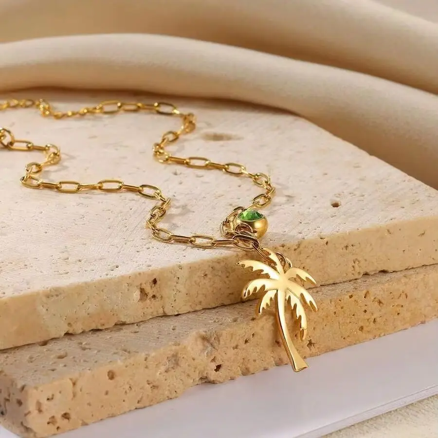 Gold Plated Stainless Steel Chain Anklets For Women
