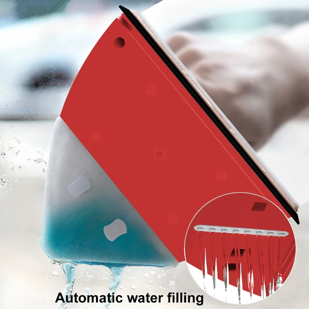 Window cleaning brush Window cleaner Magnetic Glass Window Cleaner Double-Sided Automatic Water Discharge Wiper