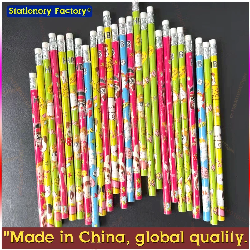 20pcs/50pcs Cute Cartoon HB Pencils With Eraser Tip, Pencils For Writing Drawing Sketching Stationery Prize Gift For Kids - 2