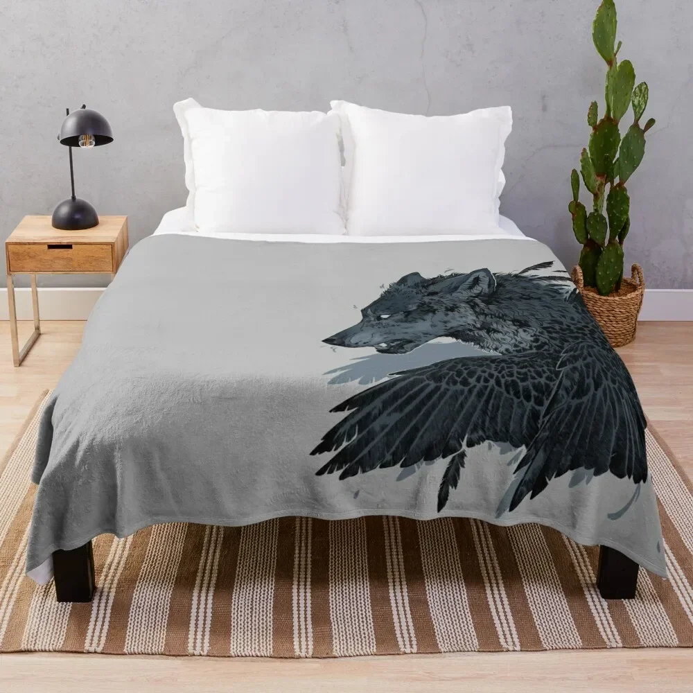 

Shapeshifter (grey) Throw Blanket Fashion Sofas Travel Blankets