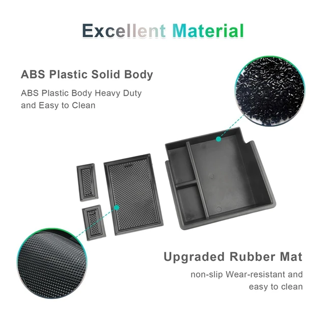 Organizer Console Centrale YEE PIN Per MG ZS 2021-2024 - Con Tappetino Antiscivolo, Per Cambio Manuale