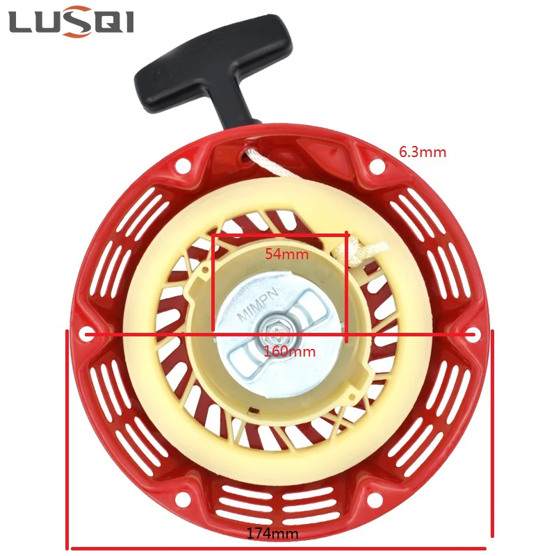 lusqi recoil starter placa de aco catraca 01