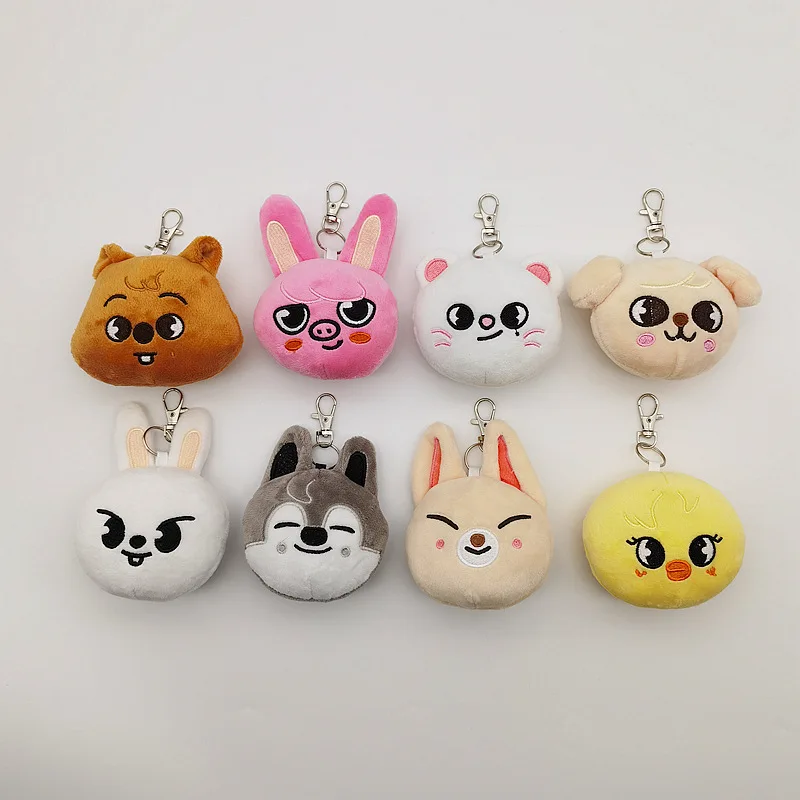 15cm Skzoo Plush Toys Keychain Accessories Pendant Stray Kids Skz&Stay Stuffed Dolls Cartoon Stuffed Animals Fans Gift plush keychain key chain plush doll plush toy