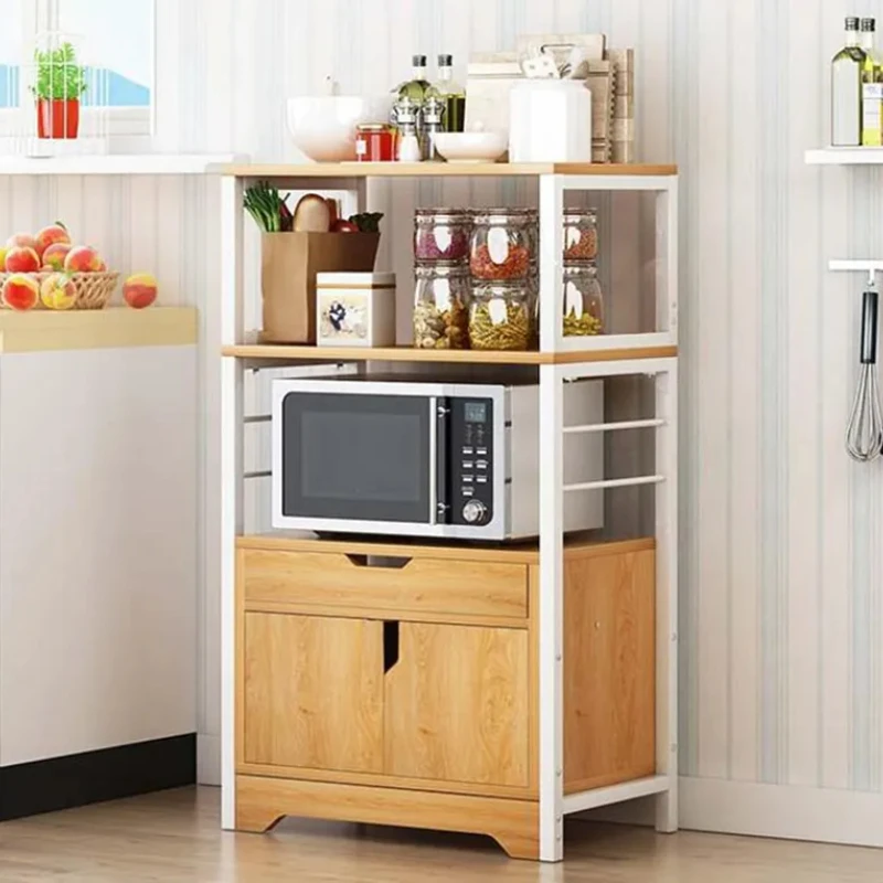 Armoire de rangement pour la cuisine chariot pour micro-ondes à2