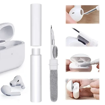Kit di Pulizia per Airpods Pro 1 2 3 Auricolari Bluetooth Penna e Spazzola per Pulizia Custodia per Samsung Xiaomi Huawei FreeBuds 3