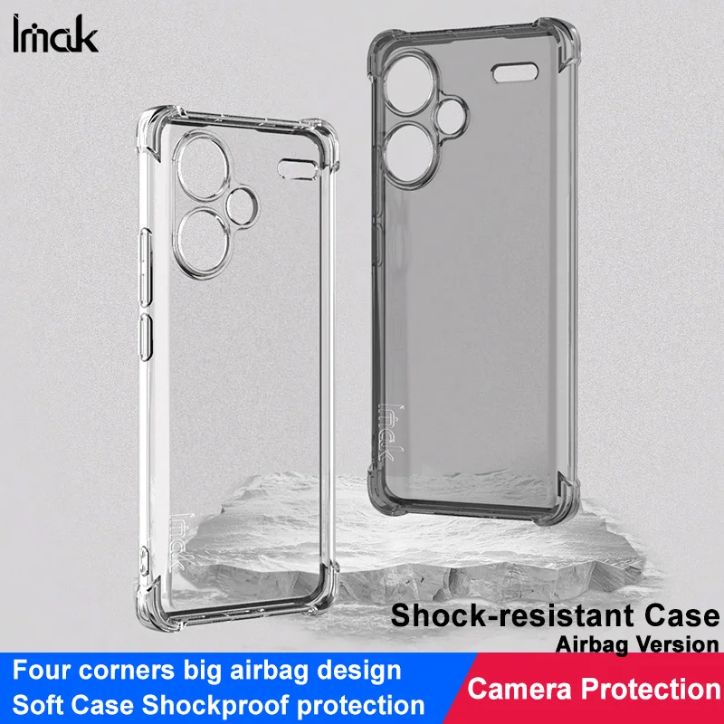 Imak Coque TPU Case Xiaomi Redmi Note 13 Pro Plus, Crystal Clear