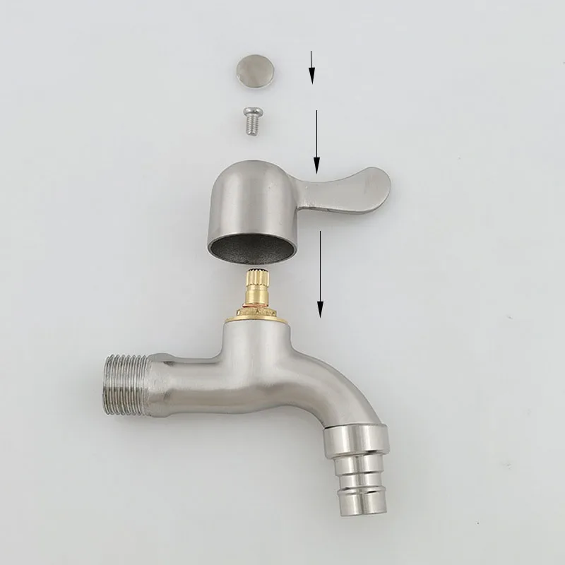 1Pcs Faucet Handle Shower Switch Water Taps Single Metal Lever Handle Kit for Kitchen Bathroom Replacement Accessories
