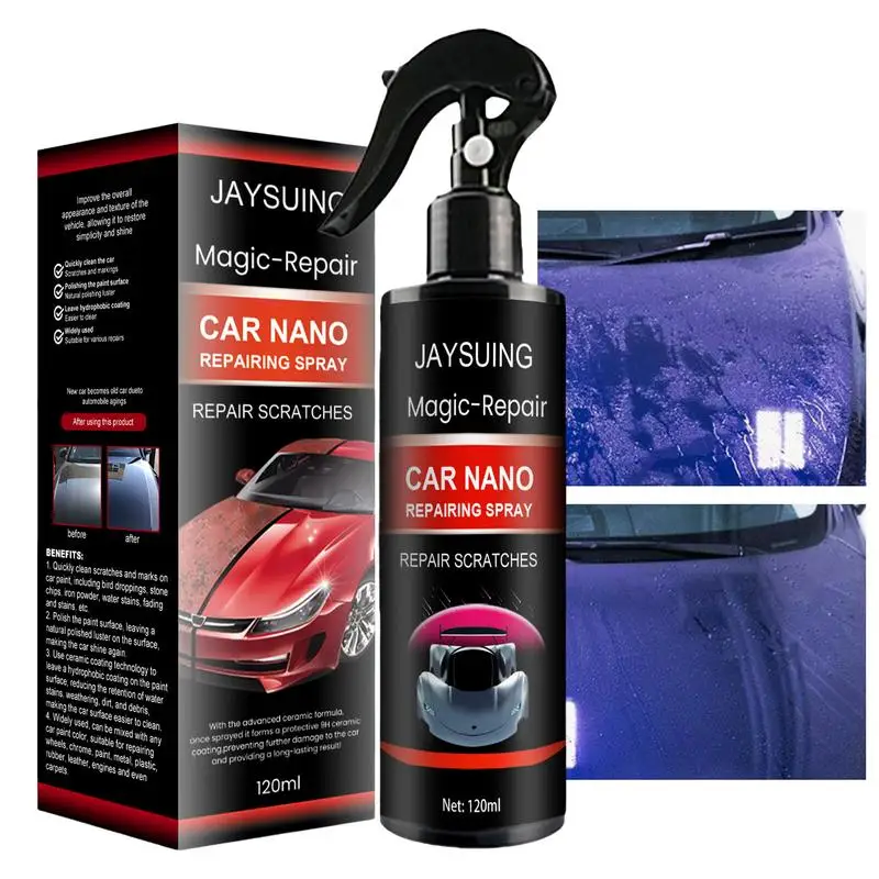 s6 nano ceramic car coating quick detail spray extend protection waxes sealant coating quick waterproof paint care accessories Ceramic Car Coating Quick Detail Spray Extend Protection Hydrophobic Scratch Remover Ones Step Wax And Dry Paint Care Car